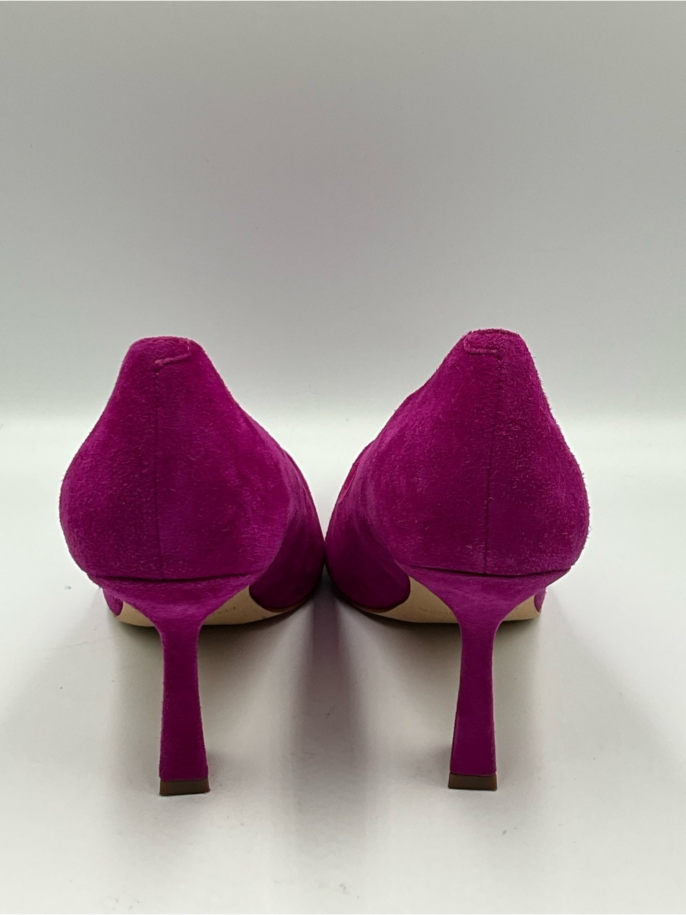 Marc Fisher Pumps Size 8.5 Pink Fuchsia Suede Pointed-Toe Pumps Stylish Heels - Picture 5 of 7